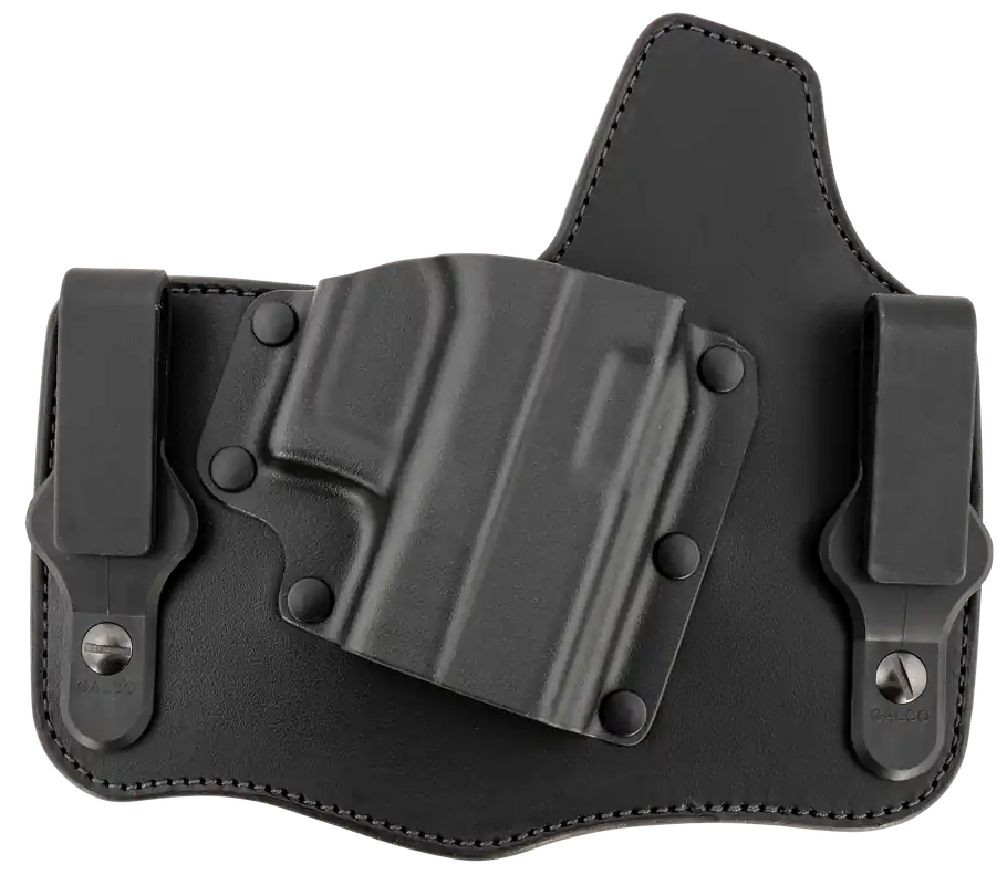 Galco KT800RB KingTuk Deluxe IWB Holster for Glock 43, Right Hand, Black Kydex/Leather, UniClip