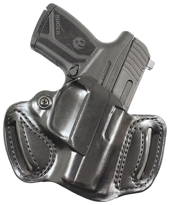 DeSantis Gunhide Mini Slide Black Leather Holster for Rost Martin RMIC, Right Handed