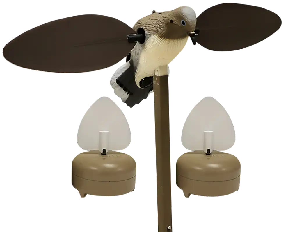 Mojo Outdoors HW2548 Voodoo/2 Flock A Flickers - Sports South Exclusive, Brown/White, 2-Pack