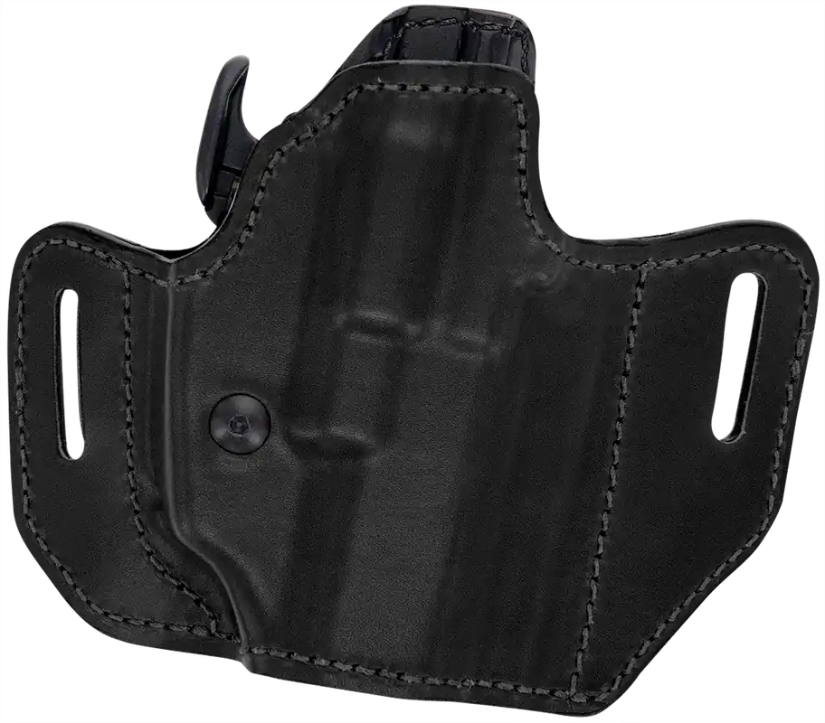 Bianchi 54501 Allusion Assent Pro-Fit OWB Belt Slide Holster for Springfield XD, Sig P220, FN FNP - Right Hand, Size 04, Black Leather