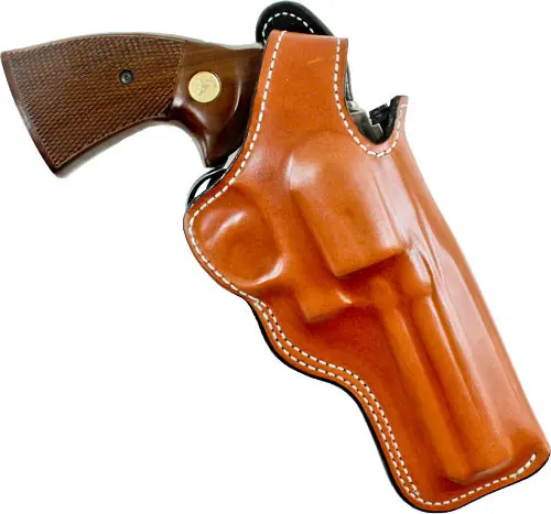 DeSantis Dual Angle Hunter Holster for S&W N Frame 4" - Leather RH Tan
