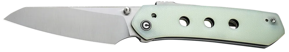 Civivi Vision FG Folding Tanto Knife with Satin Nitro-V Blade and Natural G10 Handle