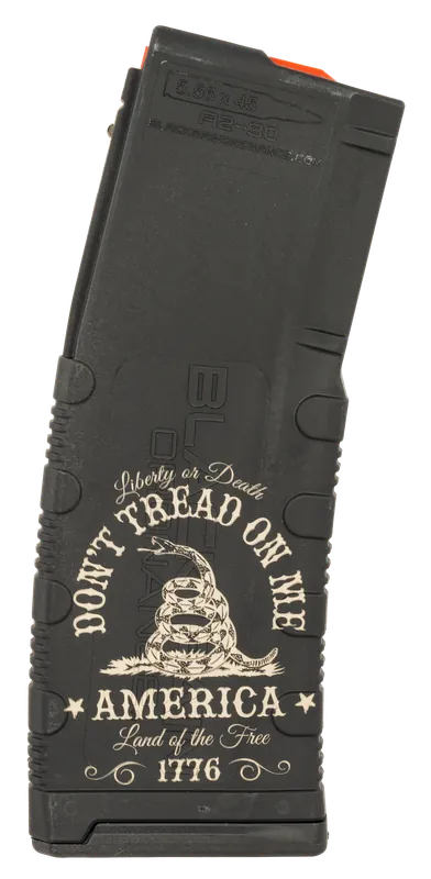 Black Rain Ordnance MAG30DONTTREAD 30-Round AR-15 Magazine with "Don't Tread On Me" Engraving - .223/5.56 NATO