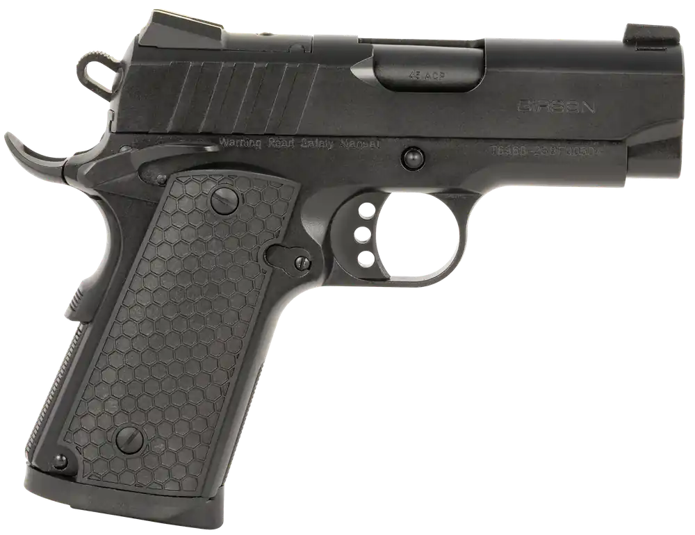 EAA GIRSAN MC1911 SC Sub-Compact .45 ACP Pistol with Optic-Ready Slide and Gray Grip