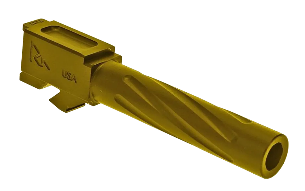 Rival Arms Precision V1 9mm Gold Barrel for Glock 19 Gen3-4