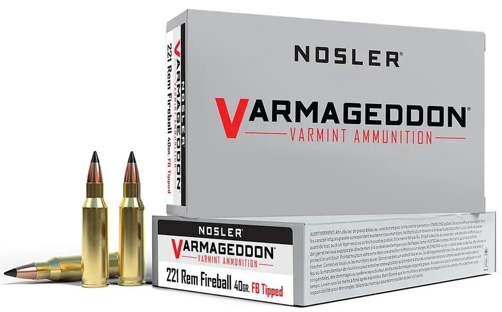 Nosler Varmageddon 221 Rem Fireball 40gr Ammo - 20 Rounds