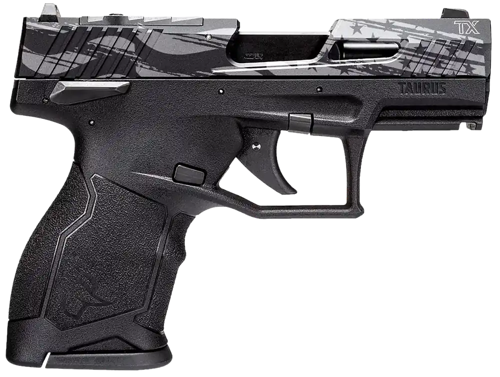 Taurus TX22C T.O.R.O. Compact 22 LR Pistol with USA Flag Design and Optic-Ready Slide