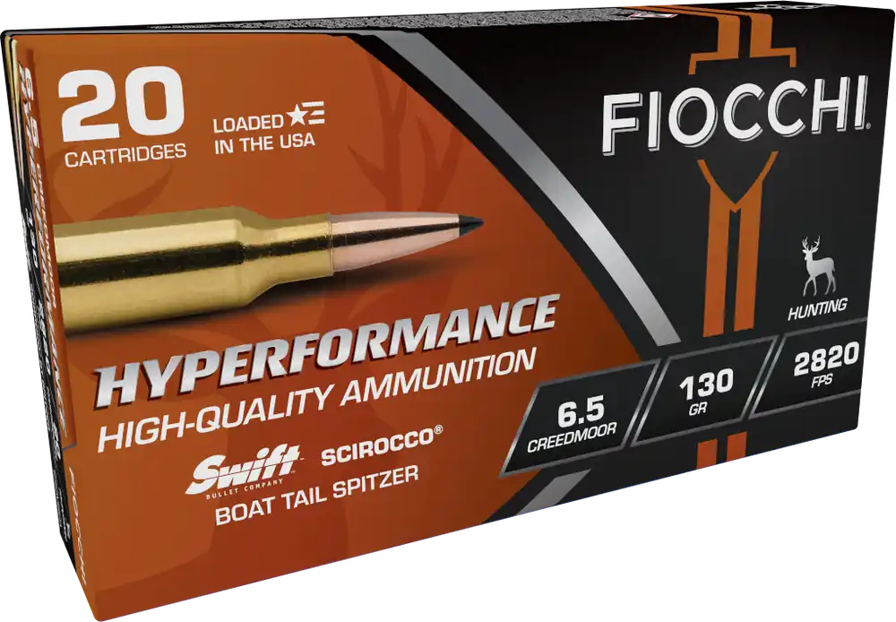Fiocchi Hyperformance 6.5 Creedmoor 130gr Swift Scirocco II 20/Box