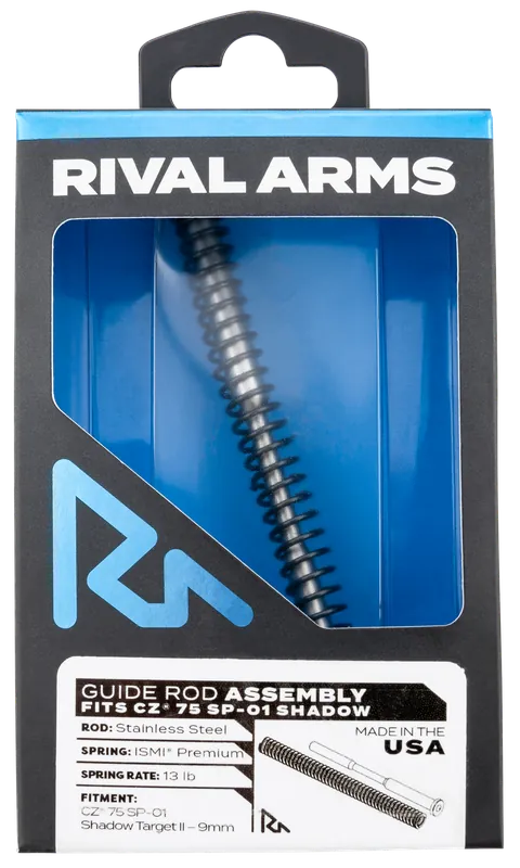 Rival Arms Guide Rod Assembly for CZ 75 SP-01 Shadow Target II - Black Stainless Steel