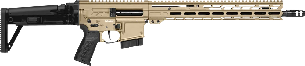 CMMG Dissent MK4 6mm ARC Rifle with Coyote Tan Finish and Side Charging Handle