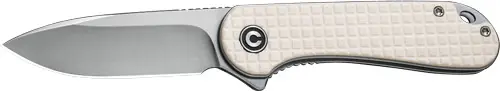 CIVIVI Elementum 2.96" Liner Lock Knife - Ivory G10/Satin D2 Blade