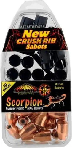 Harvester Scorpion .50 Cal 240GR .451 Funnel Point 20-Pack