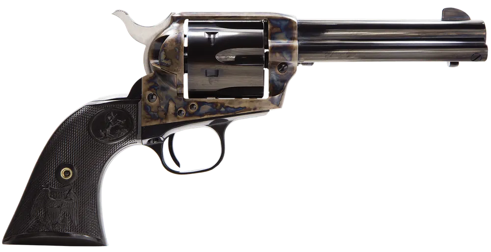 Colt Mfg P1640 Single Action Army Peacemaker .357 Mag Revolver with Blued Barrel and Color Case Hardened Frame