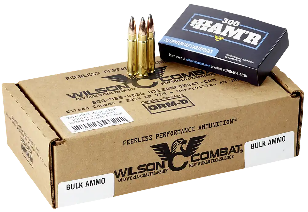 Wilson Combat 300 HAM'R 150gr Speer BTSP Ammo - 20/Box