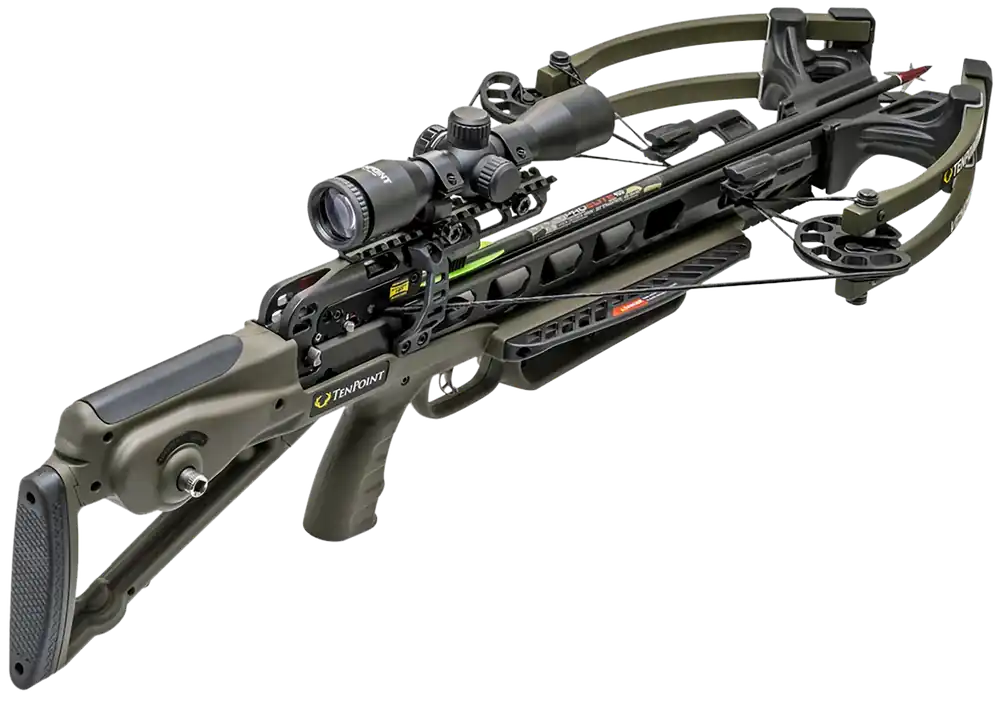 Tenpoint Venom X ACUslide Pro-View 400 Crossbow in Moss Green