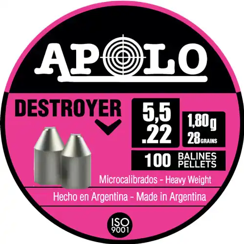 Hatsan Apolo .22 Destroyer 28 Grain 100 Pack
