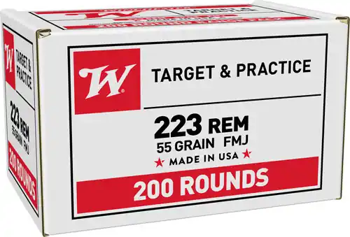 Winchester USA 223 Rem 55gr FMJ 800rd Case Lot