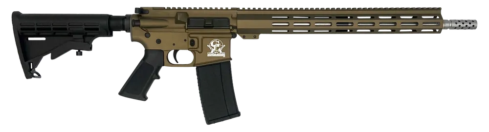 Great Lakes Firearms GL15223SSBRZ AR-15 with 16" Stainless Barrel and Bronze Cerakote Receiver
