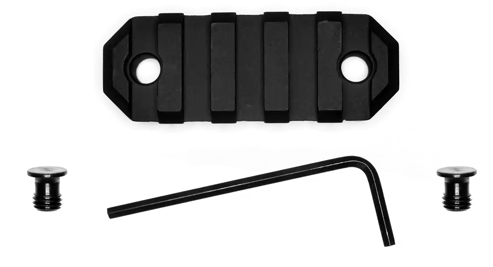 GrovTec US Inc GTSW227 5 Slot Keymod Rail, 2.2" Black Anodized
