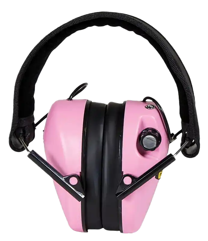 Caldwell E-Max Low-Profile Pink/Black Adult Ear Muffs - 23 dB Noise Reduction