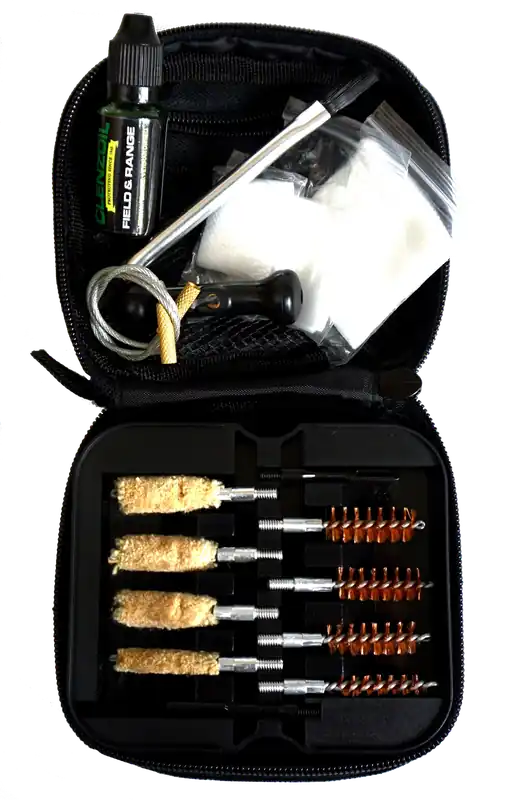 Clenzoil Multi-Caliber Pistol Cleaning Kit - 17 Piece Set