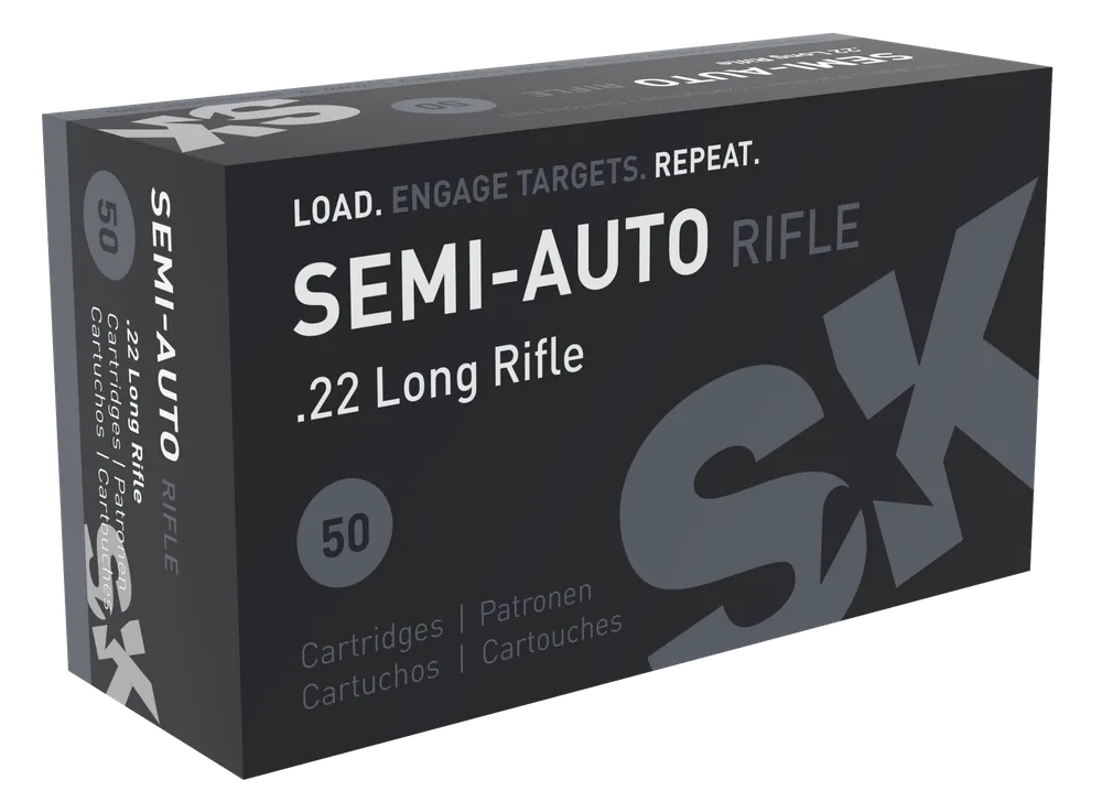 SK 420148 Semi-Auto Rifle .22LR 40gr - 50 Rounds/Box, 100 Boxes/Case
