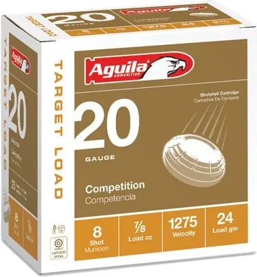 Aguila 20GA 2.75" Shotshells - 250 Rounds, 7/8 oz #8