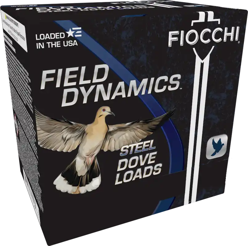 Fiocchi 12DLS187 Field Dynamics Dove & Quail 12Gauge 2.75" 1 1/8oz 7Shot 25 Per Box/10 Case