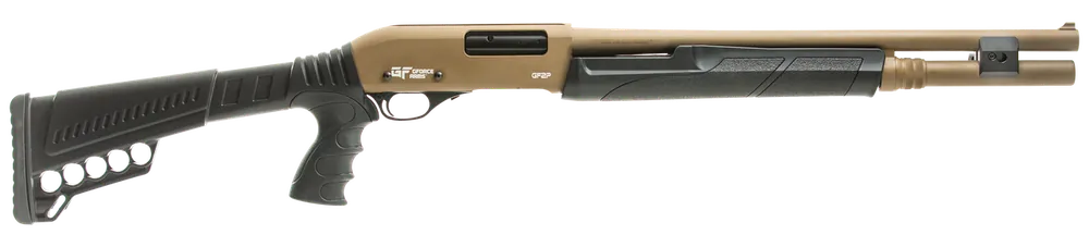 GFORCE GF2P12 12GA Shotgun with 20" Barrel, Picatinny Rail, FDE Finish, 7+1 Capacity