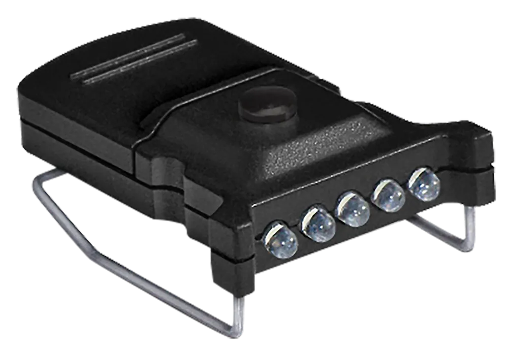 Cyclops Micro Hat Clip Light - Black, 10 Lumens, White LED