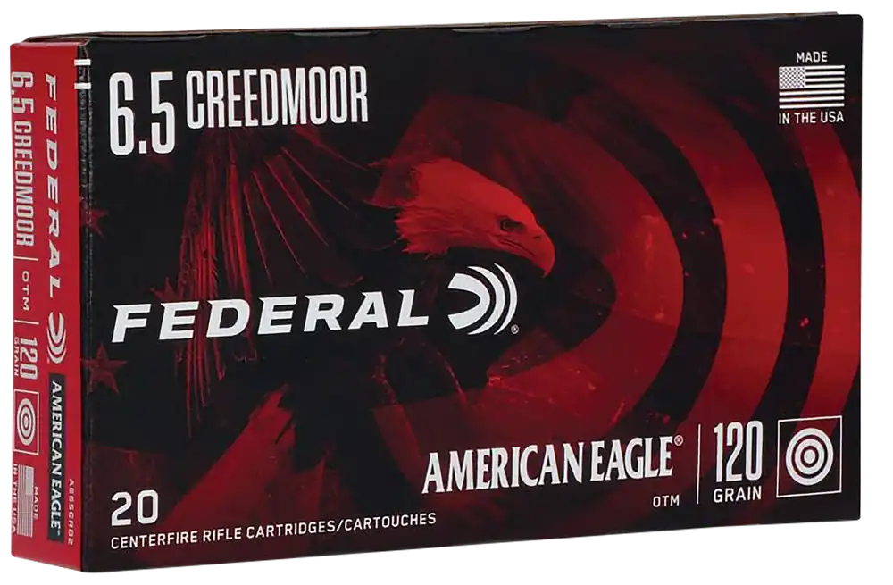 Federal American Eagle 6.5 Creedmoor 120gr OTM Rifle Ammo - 20 Rounds