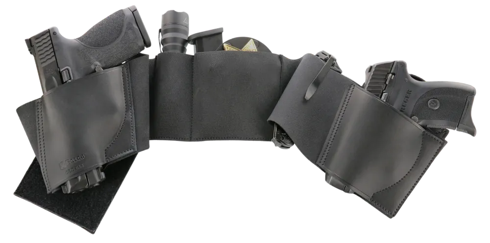 Galco UnderWraps 2.0 Black Medium Leather/Nylon Handgun Holster