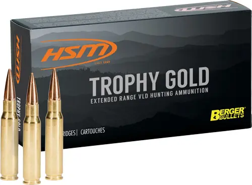 Berger 95GR VLD Trophy Gold 6mm Benchrest Ammo - 20RD 25BX/CS