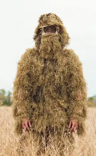 5-Piece Red Rock Ghillie Suit for Adults - Medium/Large Desert Camo