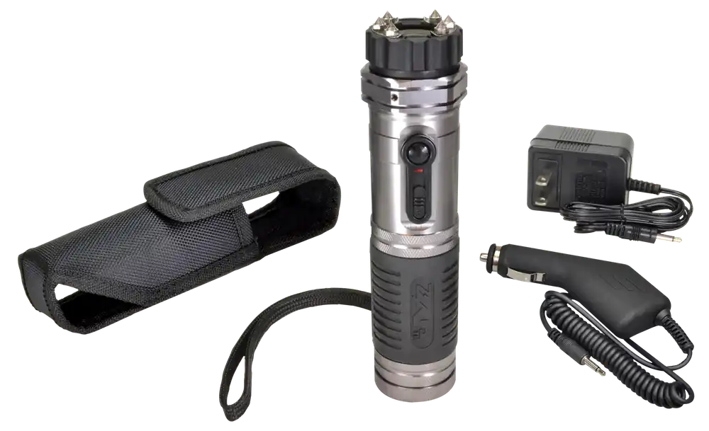 Silver Zap ZAPL Stun Gun/Flashlight with Contact Range
