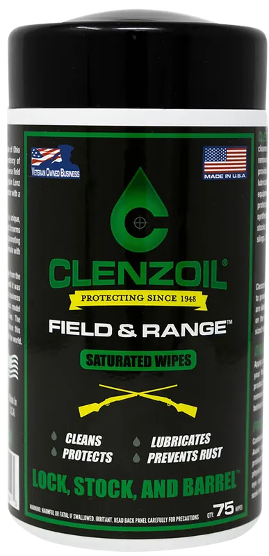 Clenzoil 2243 Field & Range Wipes - Pack of 50