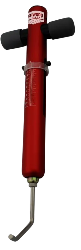 Birchwood Casey TRGSCL Trigger Scale with Red Aluminum Body and Stainless Steel Trigger Pull