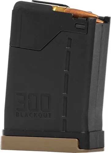 300BLK 10-Round Opaque Black Lancer Magazine L5AWM for AR-15