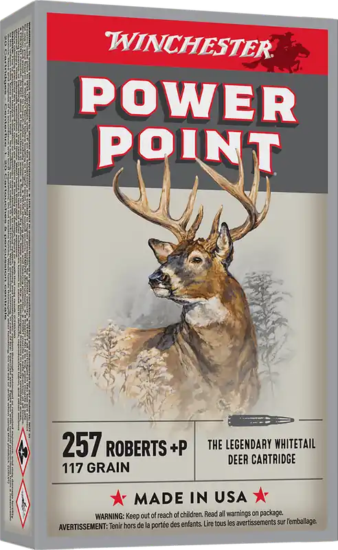 Winchester Super X 257 Roberts 117gr Power Point Ammo - 20 Rounds