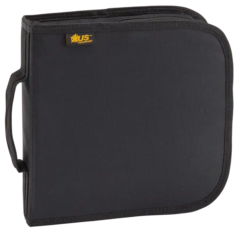 US PeaceKeeper P26208 Single Handgun Case - Black Polyester