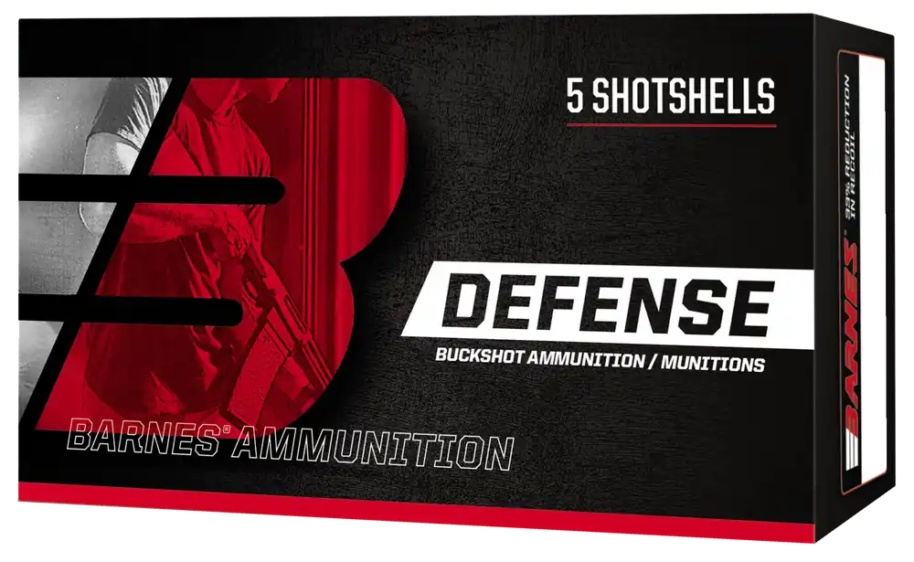 Barnes Bullets 12 Gauge 3" 00 Buckshot - 5 Rounds per Box