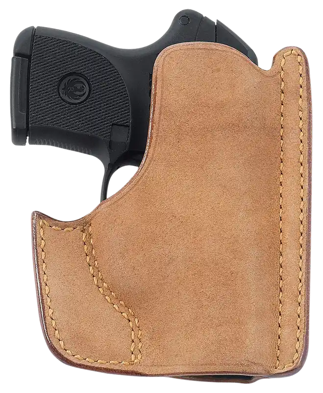 Galco PH838 Front Pocket Holster for Glock 42/Sig P365 - Ambidextrous Natural Horsehide
