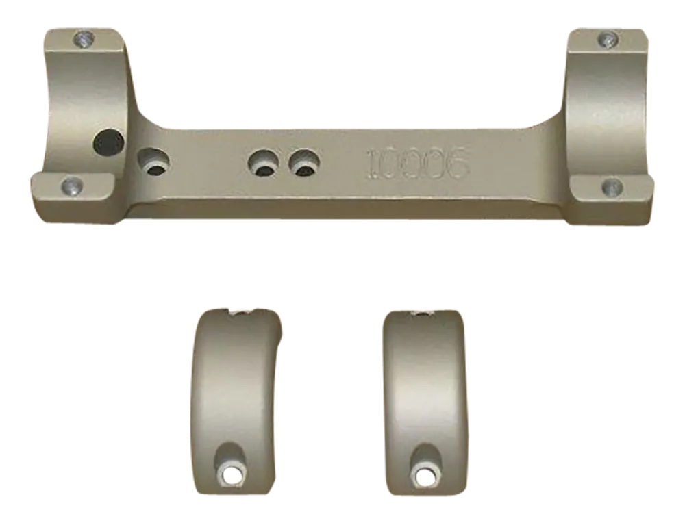 DNZ 10005 Game Reaper Silver Scope Mount/Ring Combo for Thompson/Center 1"