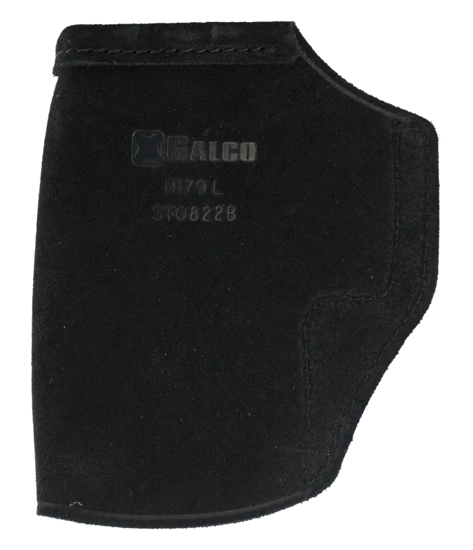 Galco STO836B Stow-N-Go IWB Black Leather Holster for Ruger LCP II/LCP Max, Right Hand, 1.75" Belt Clip