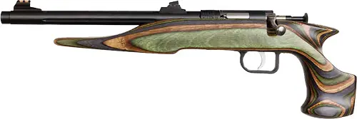 Threaded Chipmunk Pistol Hunter 22LR - Blued/Camo Laminate