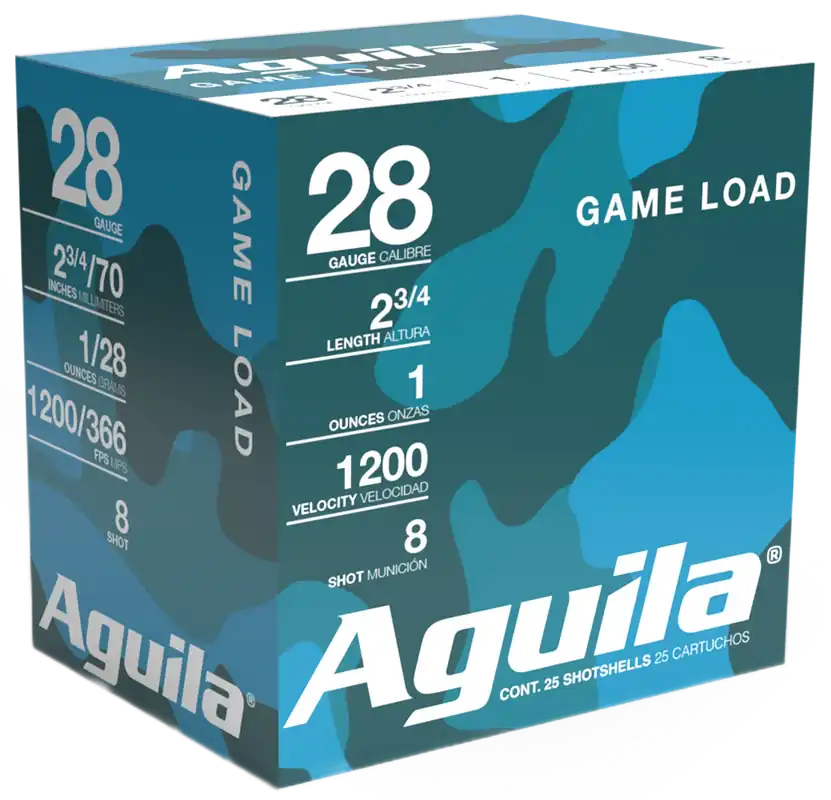 Aguila 28 Gauge Birdshot 1oz 8 Shot 25/Box