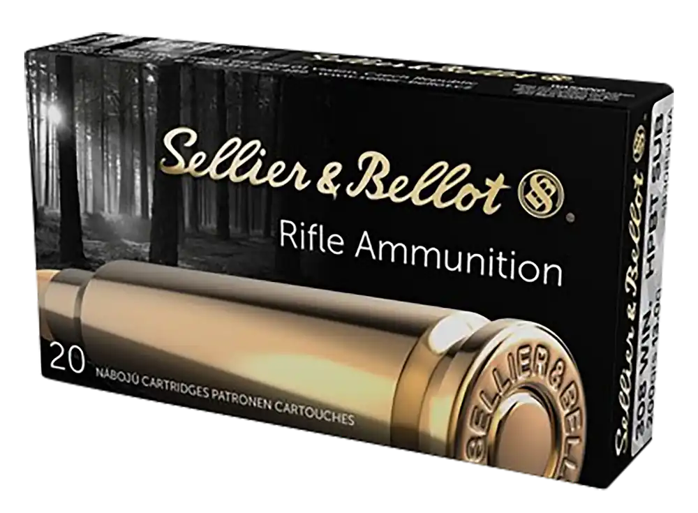 Sellier & Bellot 308 Win 200gr Subsonic HPBT Rifle Ammo - 20/Box