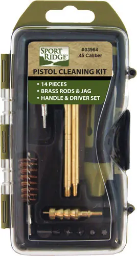 Sport Ridge 14-Piece .45 Caliber Pistol Cleaning Kit
