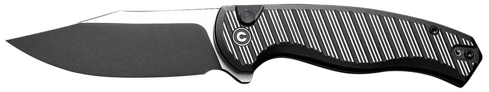 Civivi Stormhowl Folding Knife with Black Stonewashed Blade and Aluminum Handle
