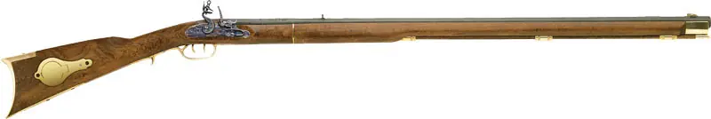 Deluxe Kentucky Rifle: 50 Cal Flintlock with 33.5" Barrel by Traditions